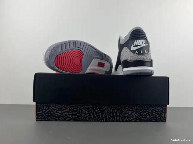 MaikeSneakers Jordan 3 Black Air DN3707-010 Cement 0506